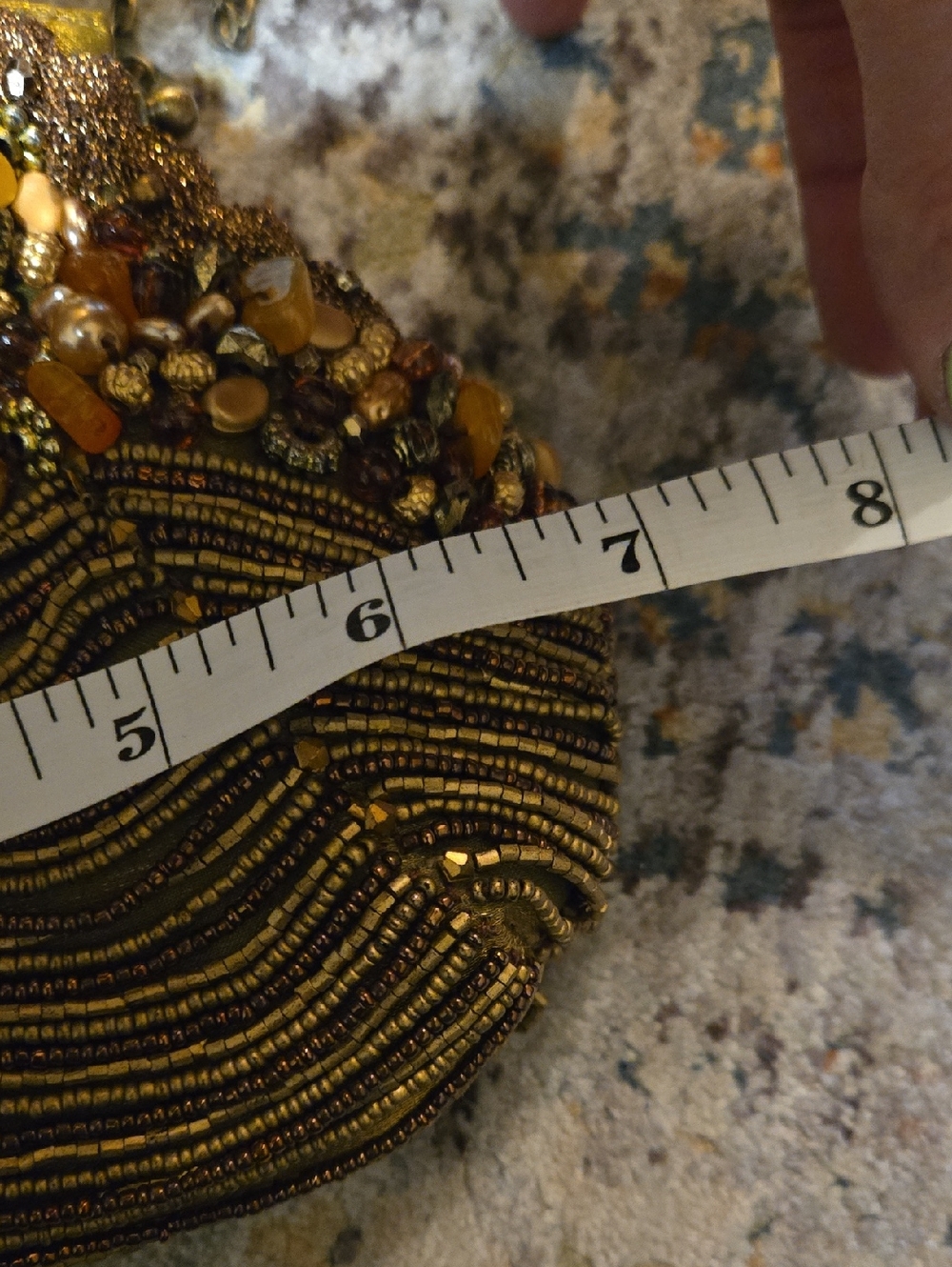 Embellished Mary Frances Beaded Evening Clutch Bag Purse Gorgeous - Picture 6 of 8